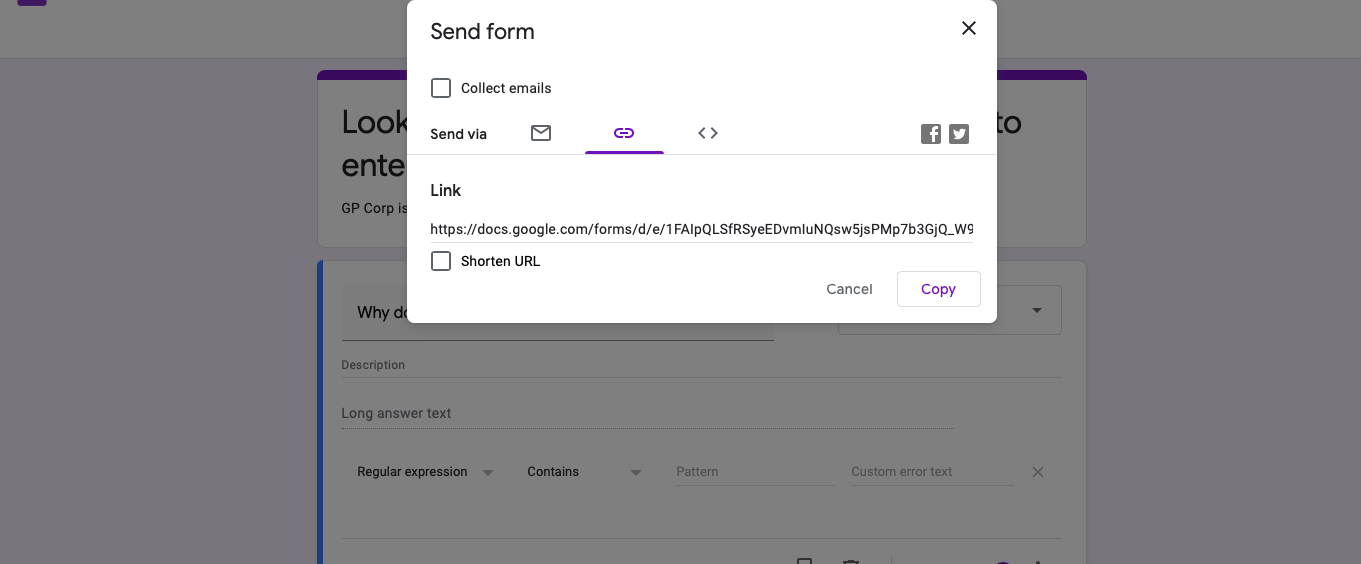 how to get answers on google forms